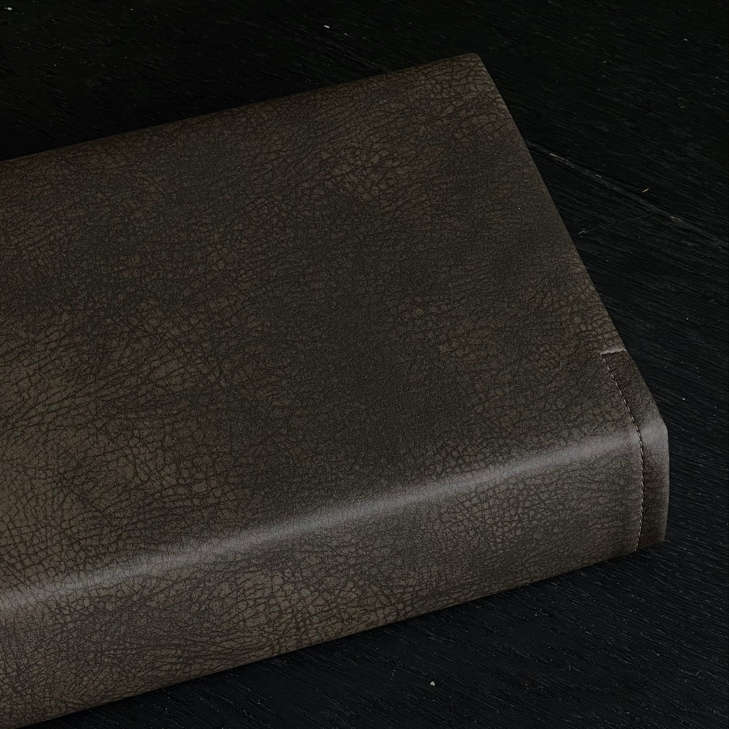 REDEEMED CHOCOLATE VEGAN LEATHER BIBLE COVER