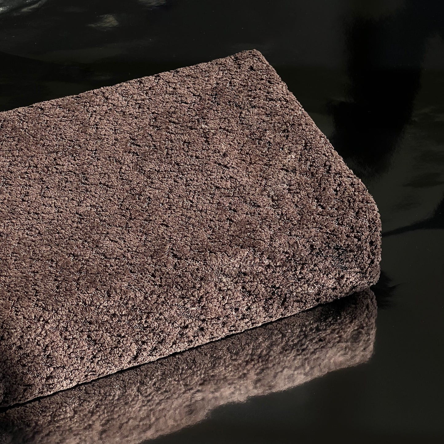 BARE BROWN BOUCLÉ BIBLE COVER