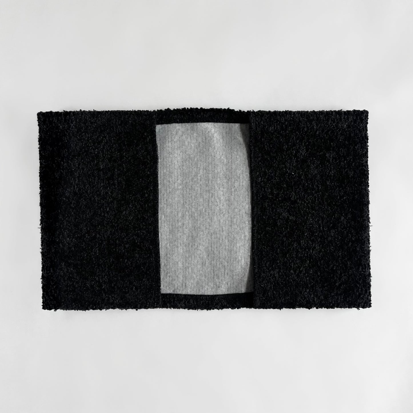BLACK BOUCLÉ BIBLE COVER