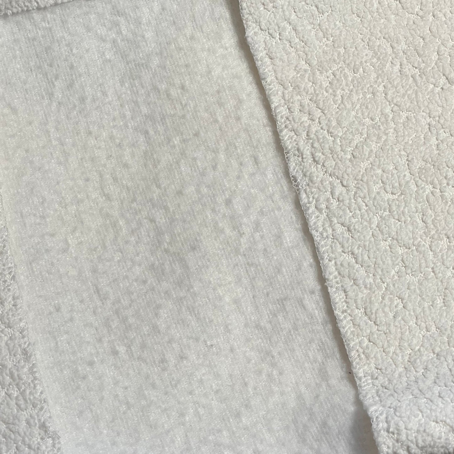 REDEEMED BARE WHITE BOUCLÉ BIBLE COVER