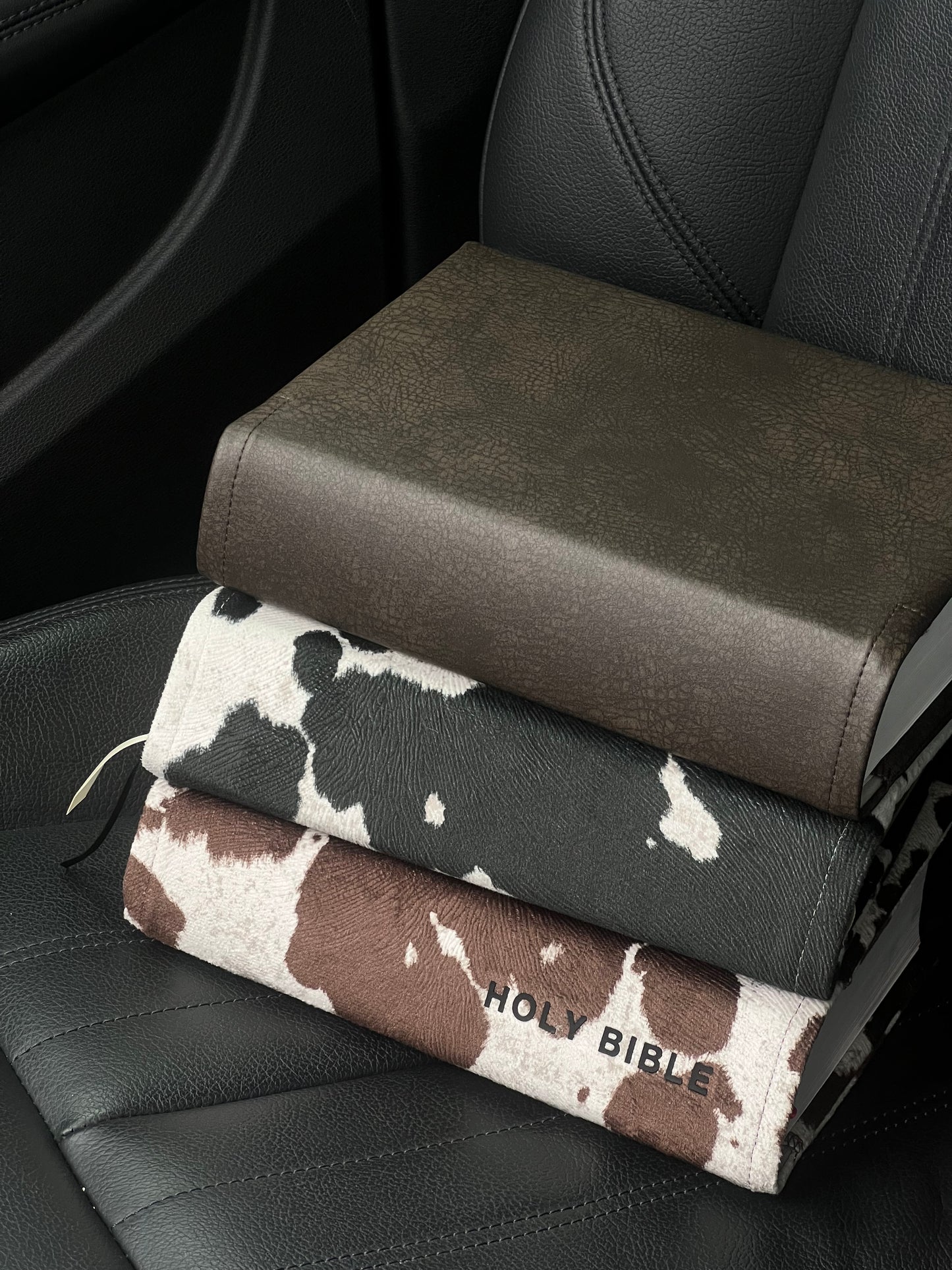 REDEEMED CHOCOLATE VEGAN LEATHER BIBLE COVER