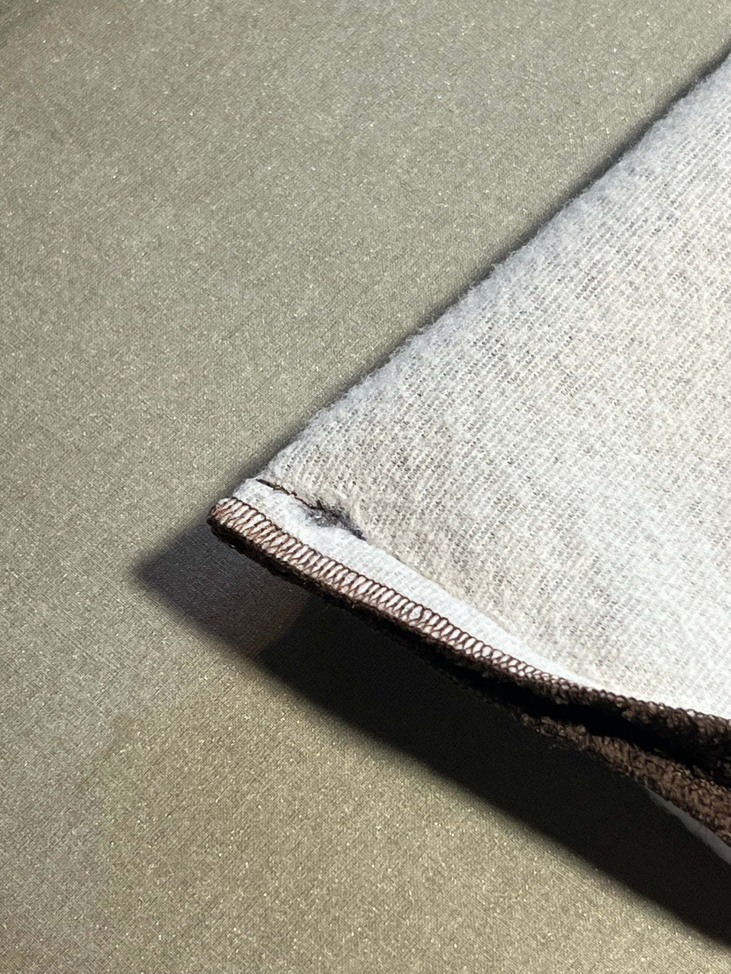 REDEEMED BROWN & WHITE BOUCLÉ BIBLE COVER