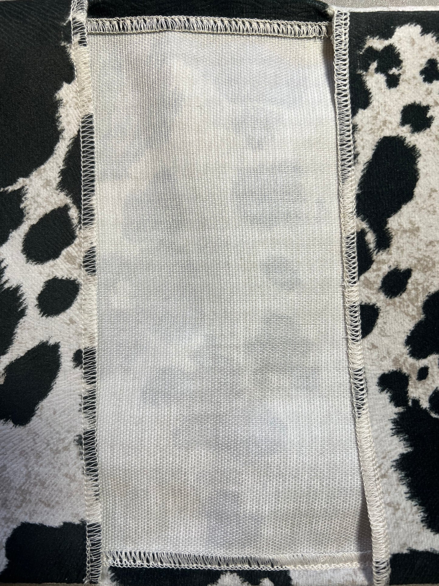 REDEEMED BLACK COW PRINT BIBLE COVER