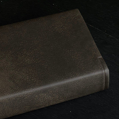 CHOCOLATE VEGAN LEATHER BIBLE COVER