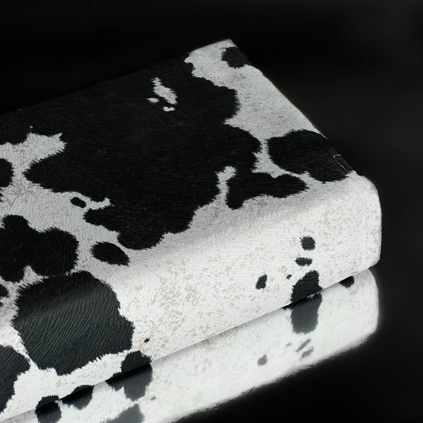 BARE BLACK COW PRINT BIBLE COVER