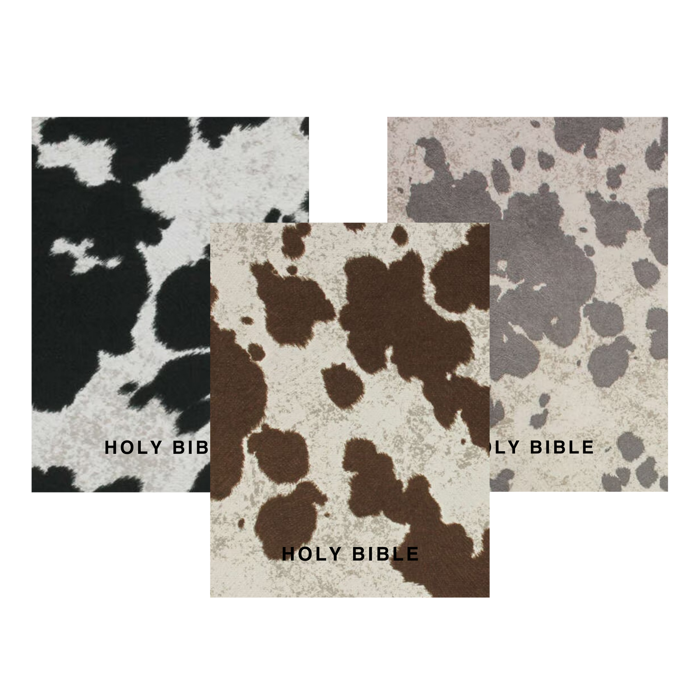 Cow Print Bible Sticker Set