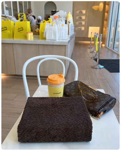 BARE BROWN BOUCLÉ BIBLE COVER