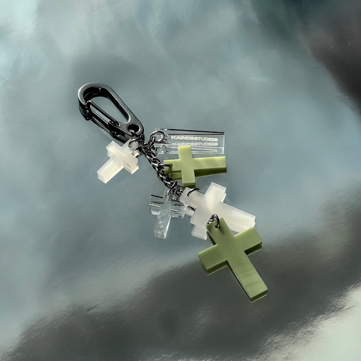 Cross Charm Keychain