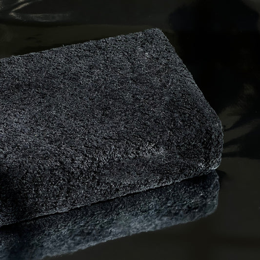 BARE BLACK BOUCLÉ BIBLE COVER