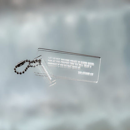 GALATIANS 6:9 KEYCHAIN