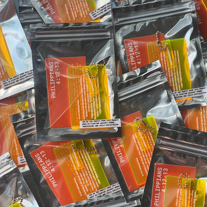 PHILIPPIANS 4:12-13 KEYCHAIN