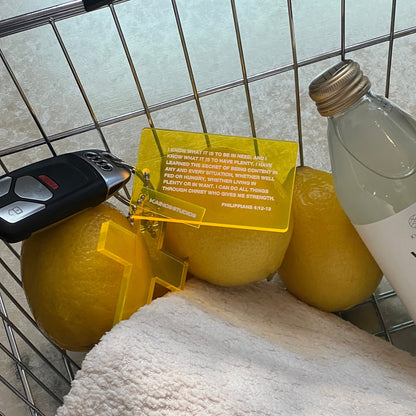 PHILIPPIANS 4:12-13 KEYCHAIN