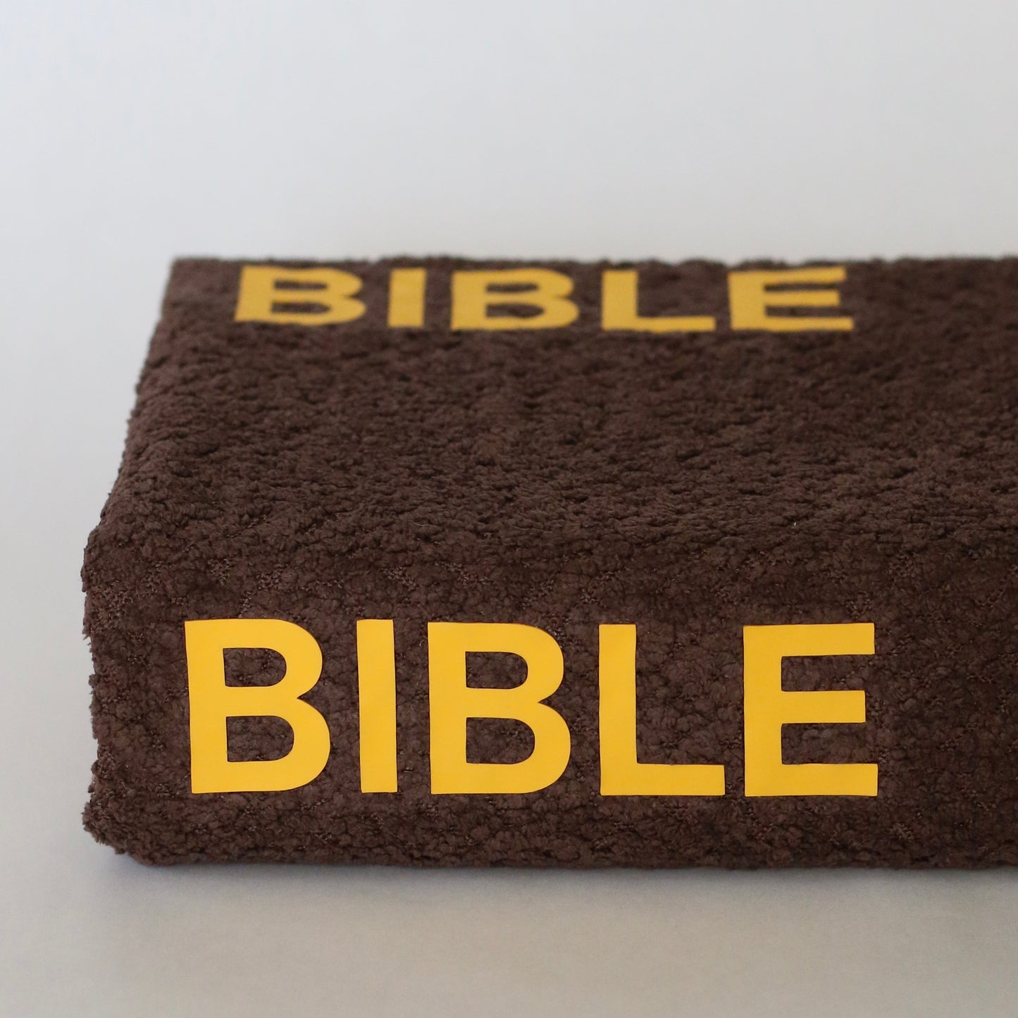 BOLD Chocolate Bouclé Bible Cover